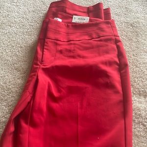 Women’s red dress pants brand Elle brand new, never worn